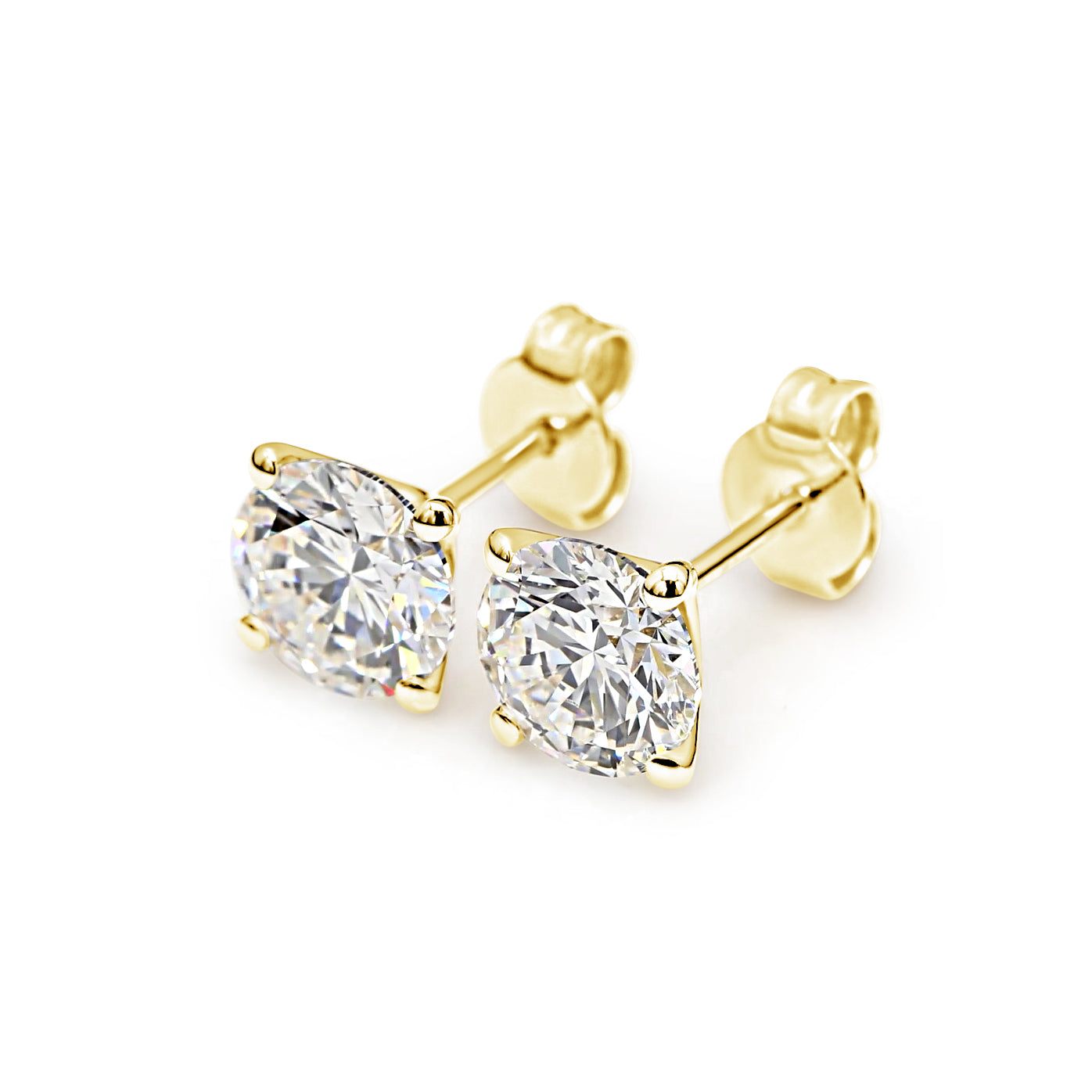 Diamantörhängen Celestia (Rund)