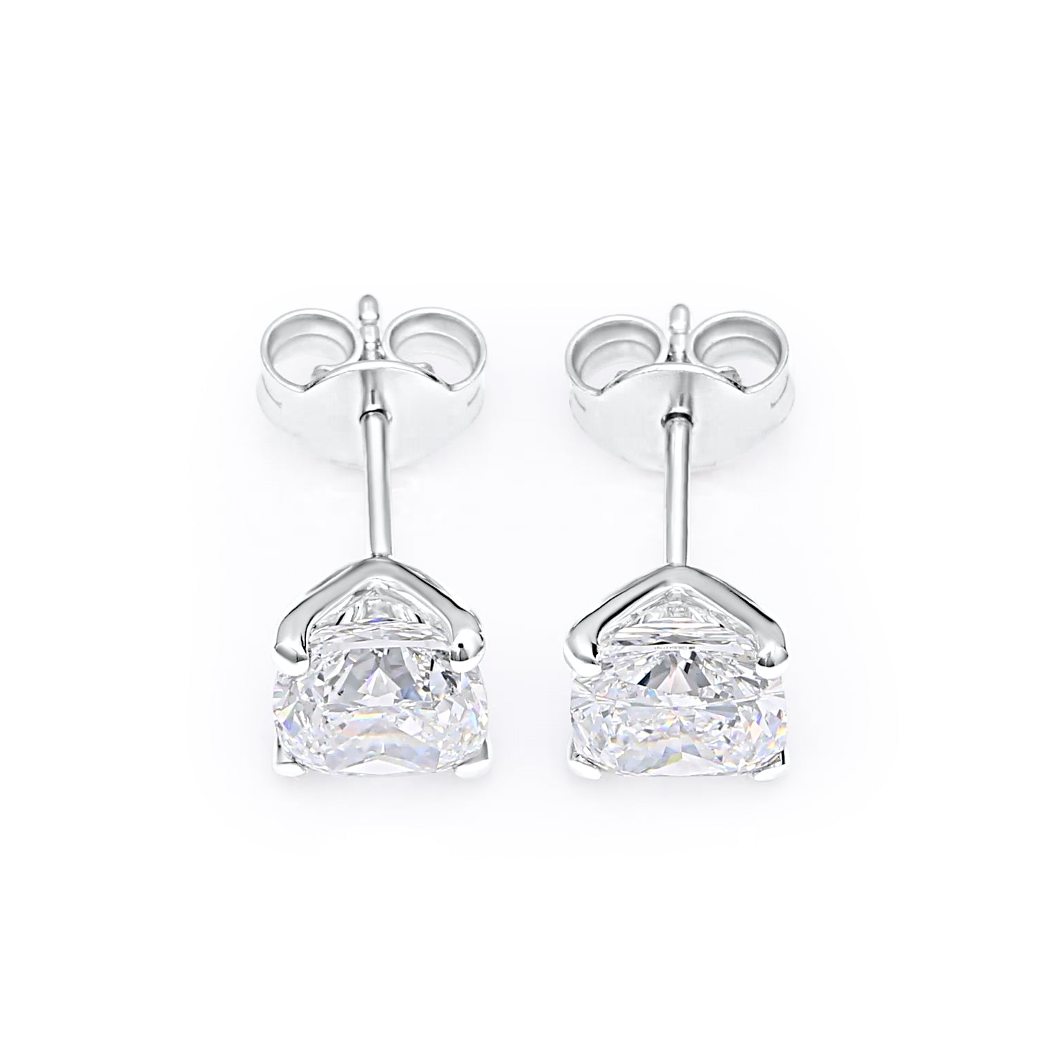 2 x 1,50 CT (RUNDE) DIAMANTØREPENDANTER