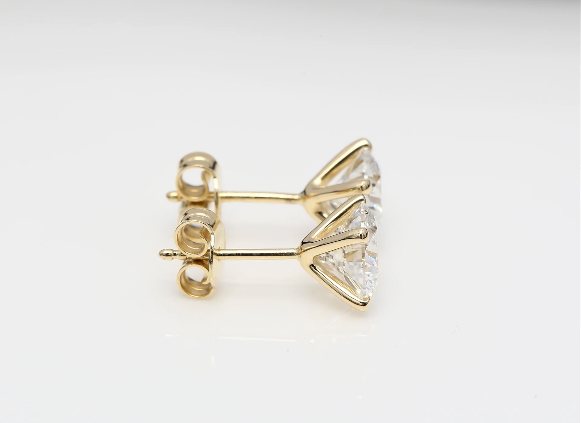 2 x 1.50 CT (RUND) DIAMANTÖRHÄNGEN