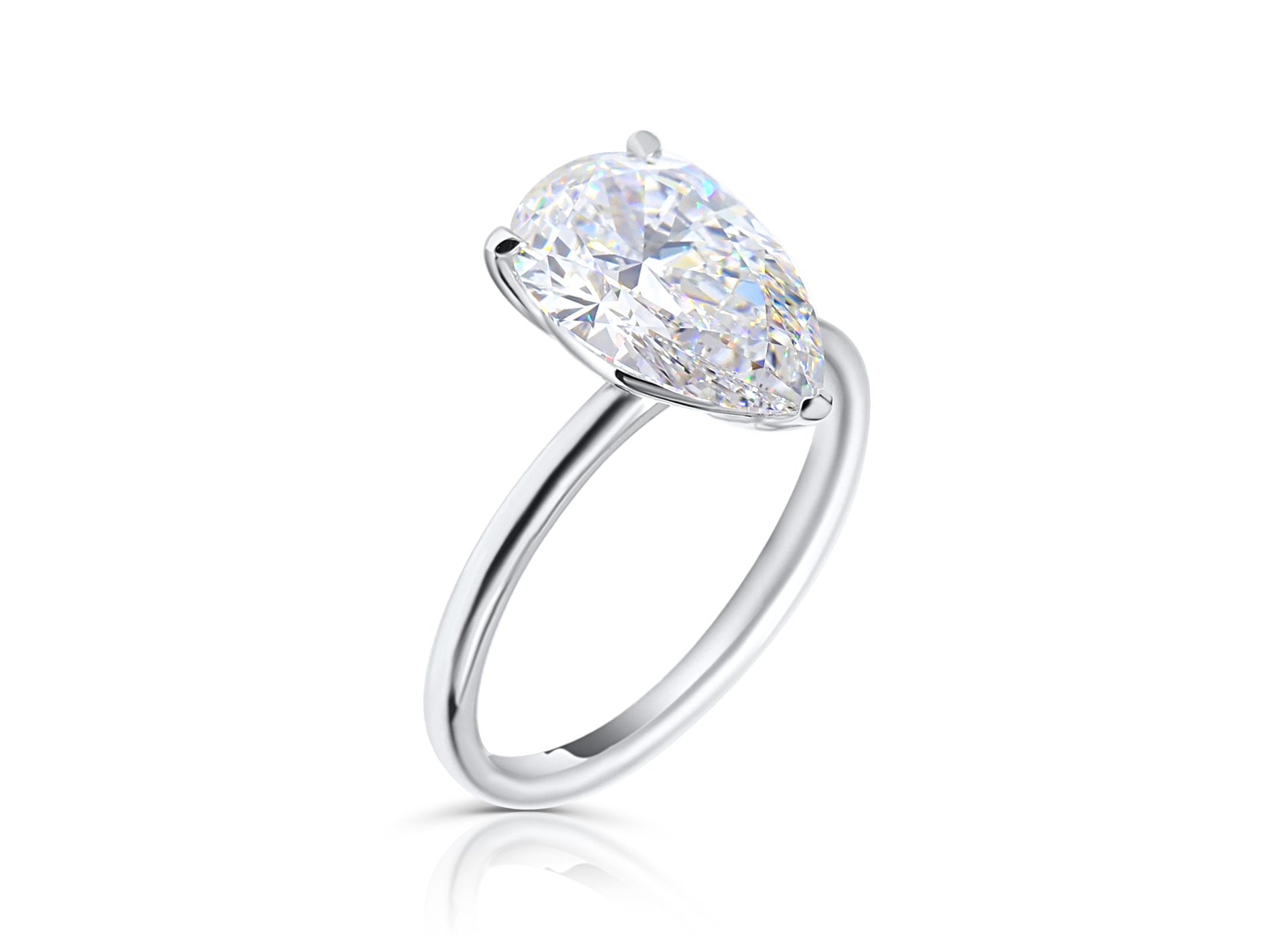 Engagement ring Aurora - Pear