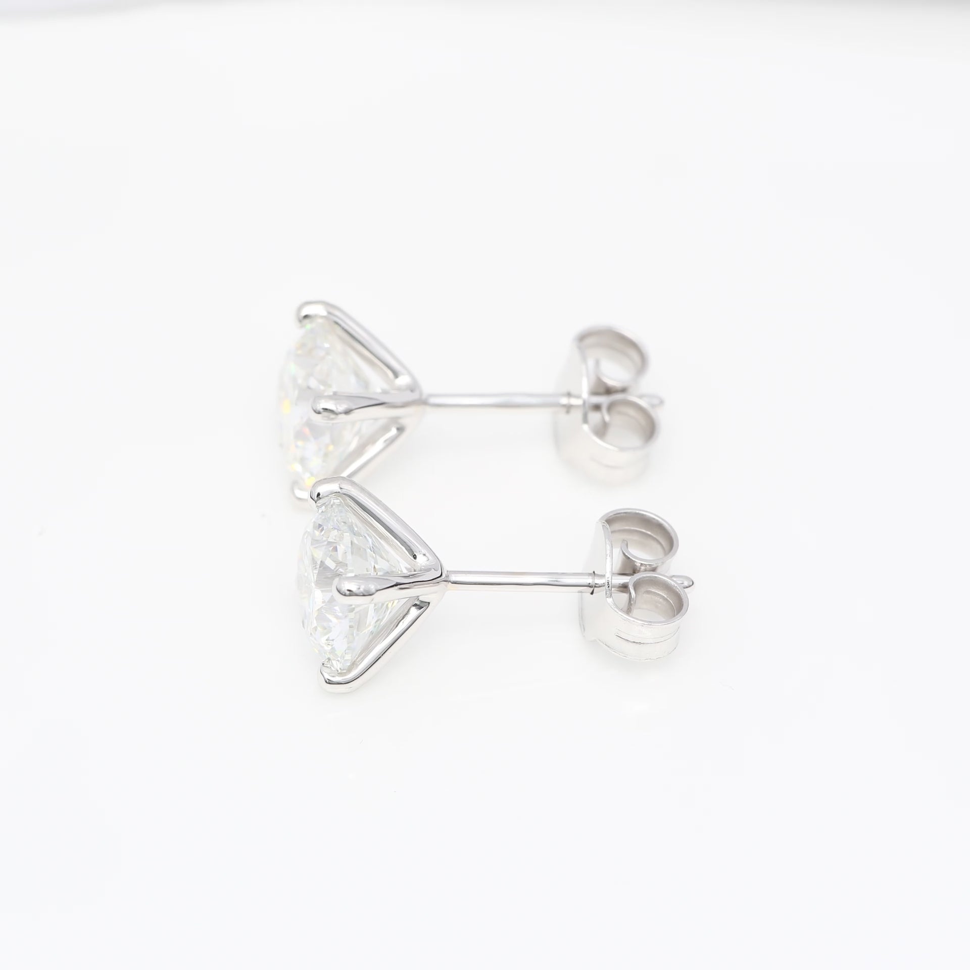 2 x 1.50 CT (RUND) DIAMANTÖRHÄNGEN