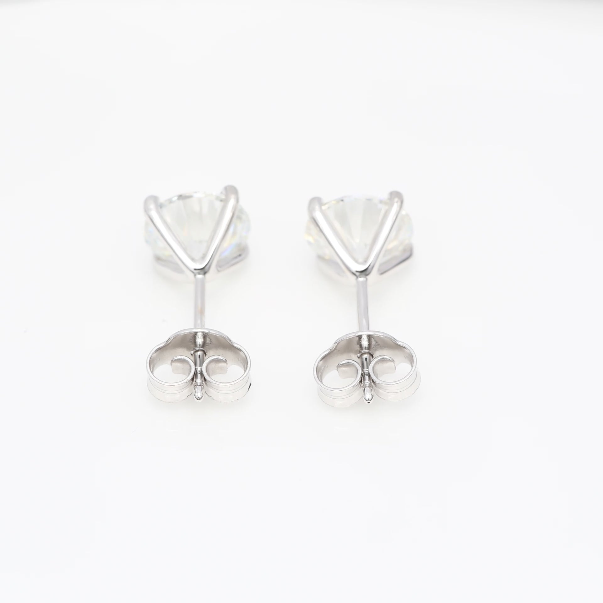 2 x 1.50 CT (RUND) DIAMANTÖRHÄNGEN