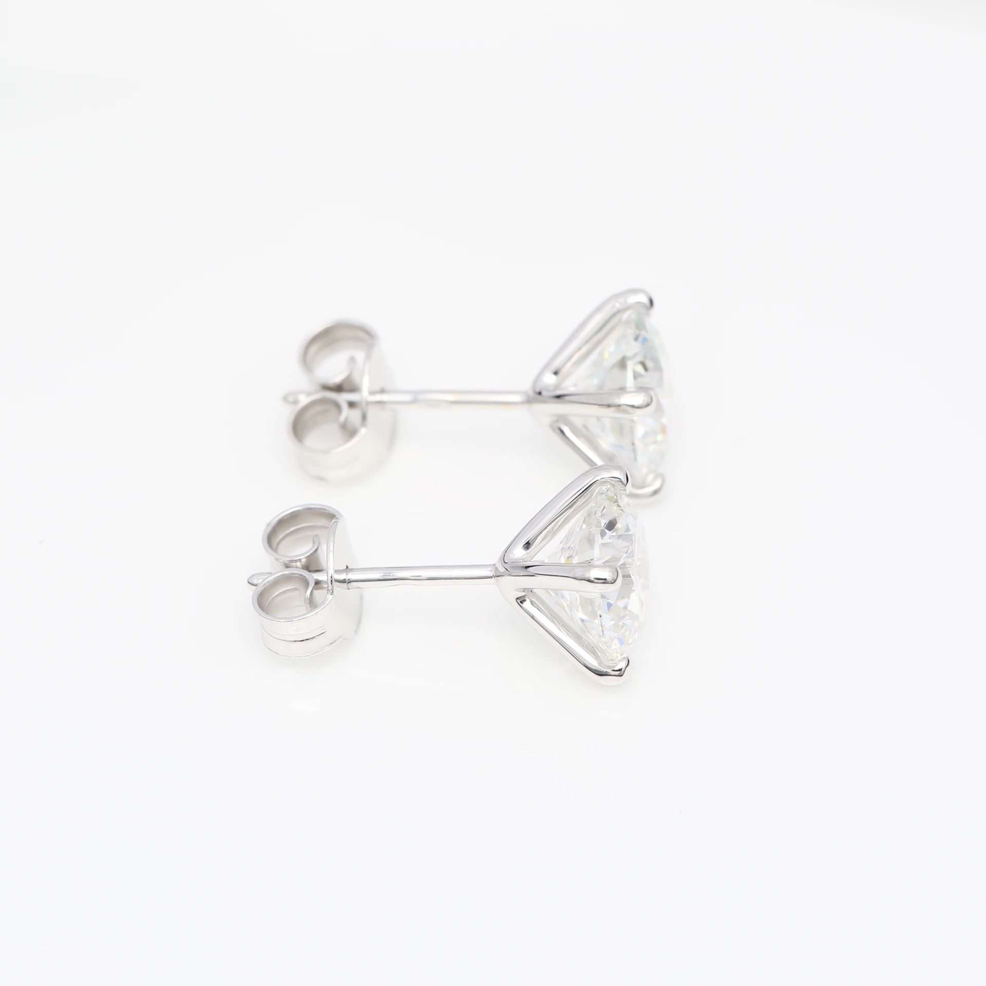 2 x 1.50 CT (RUND) DIAMANTÖRHÄNGEN