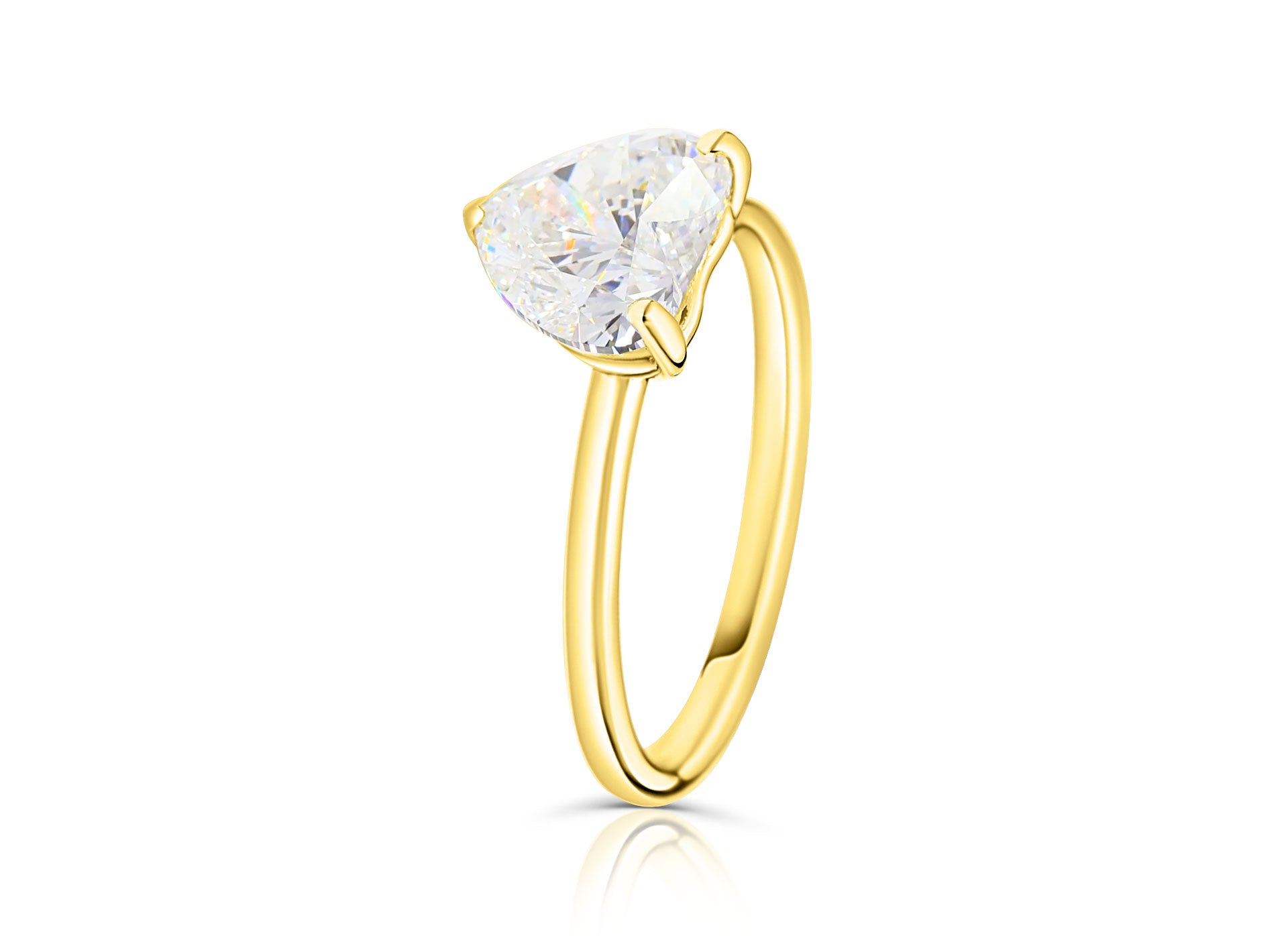 Förlovningsring Aurora - Hjärta